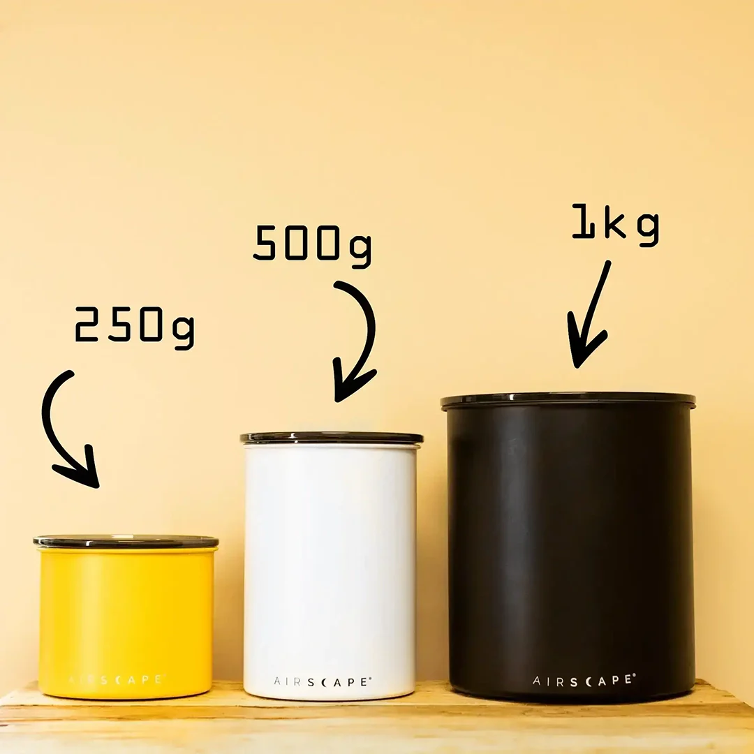 Black Airscape Coffee Storage Container - Image 4