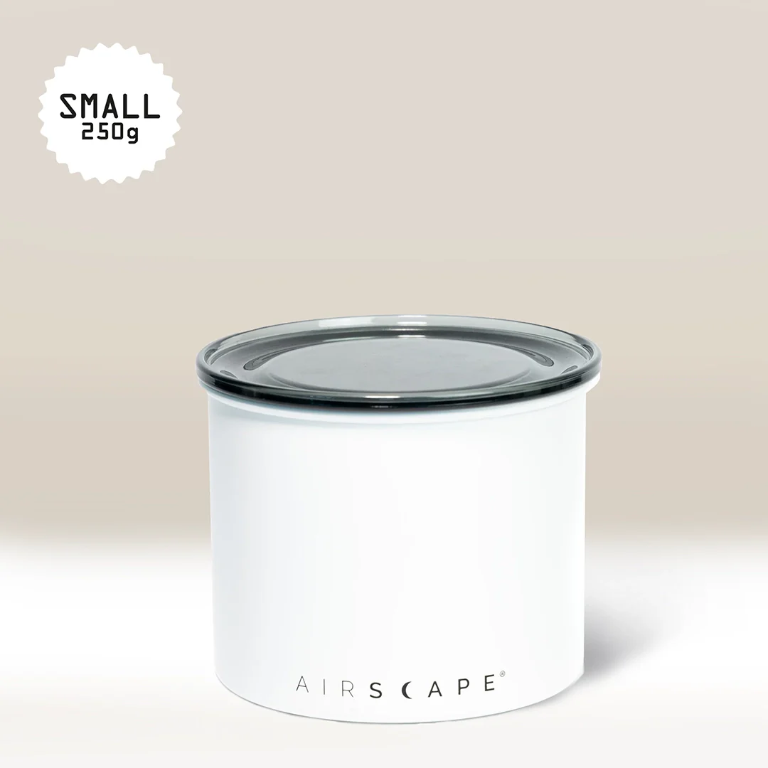 White Airscape Coffee Storage Container