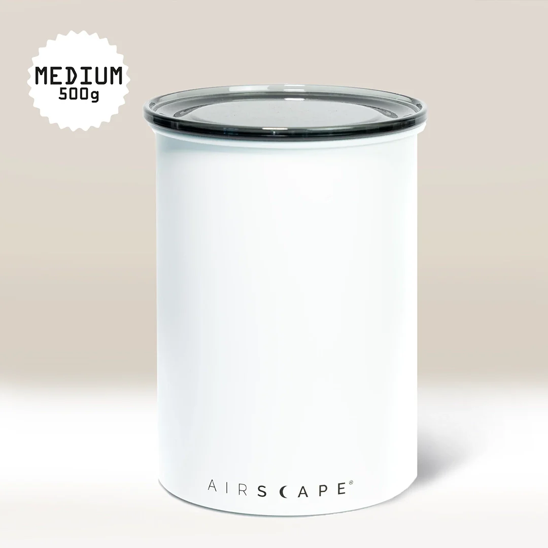 White Airscape Coffee Storage Container - Image 2