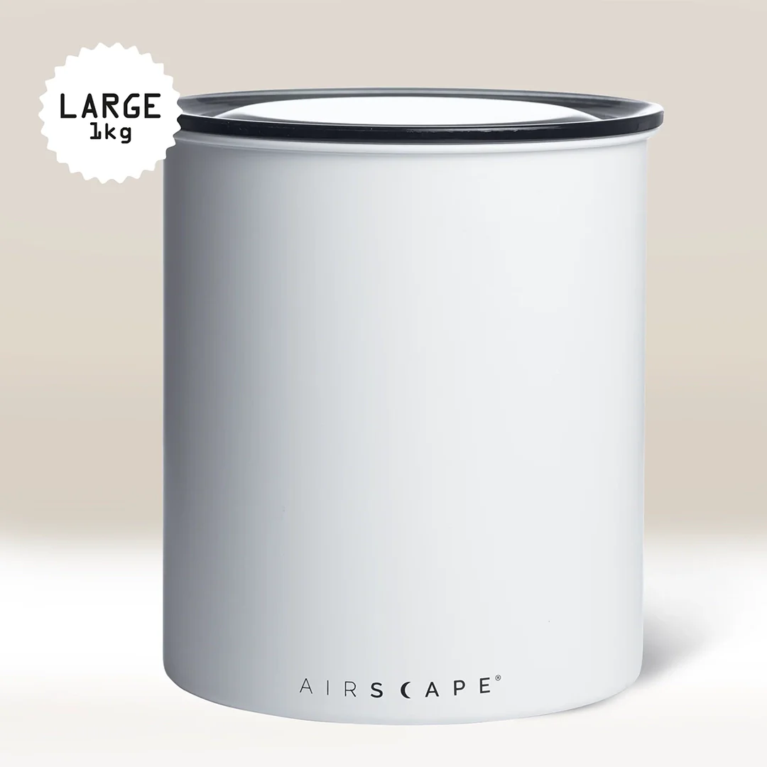 White Airscape Coffee Storage Container - Image 3